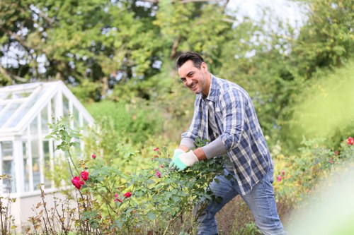 Local gardeners tending to plants in Abbey Wood